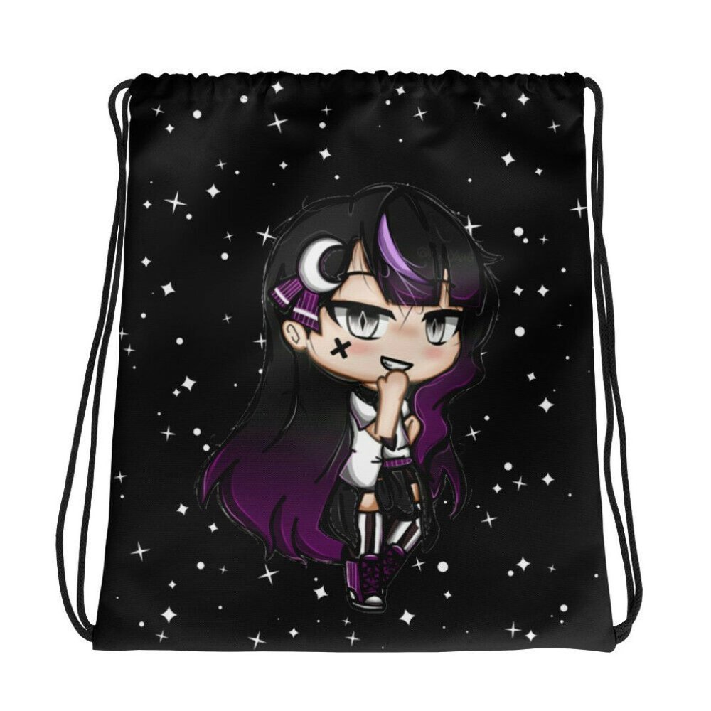 Gacha Life Moon Witch Drawstring bag